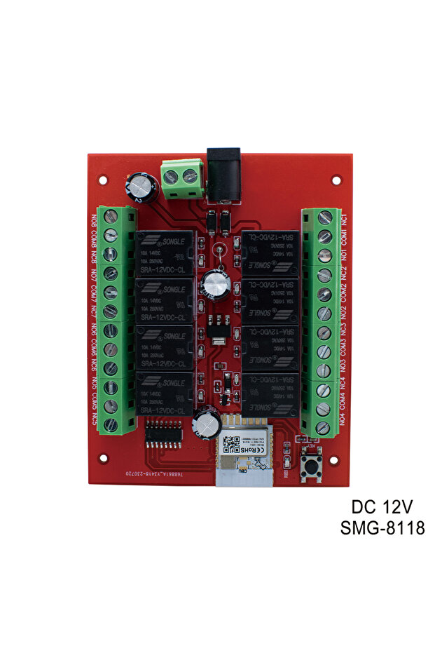 DC 12V 8CH 4/6/8 Channels Tuya WIFI Smart Switch Relay Module Switch DC 12V 24V Receiver Intelligent