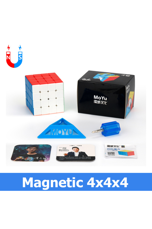 Magnetic 4x4x4 MoYu Meilong Magnetic 2x2 3x3 4x4 5x5 Magic Speed Cube Meilong 2M 3M 4M 5M Pyraminx M