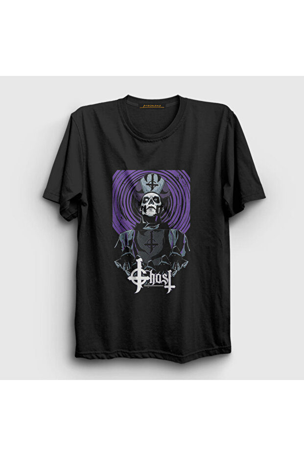 تي شيرت أسود للجنسين من Robes Ghost 52356tt