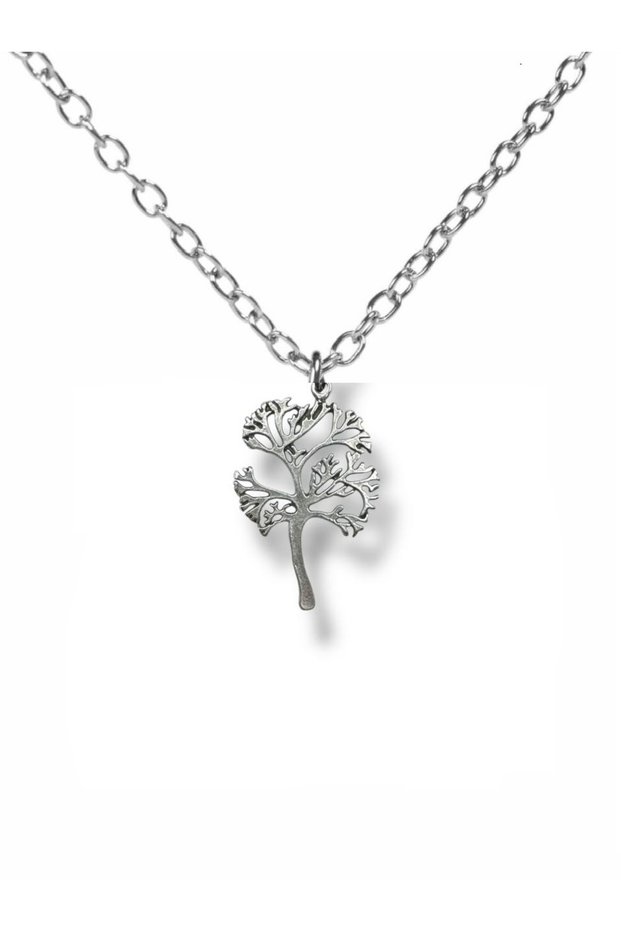 Unisex Necklace with Tree of Life Figure – 60 cm Chain, Zincam Plated Spiritual and Meaningful Design