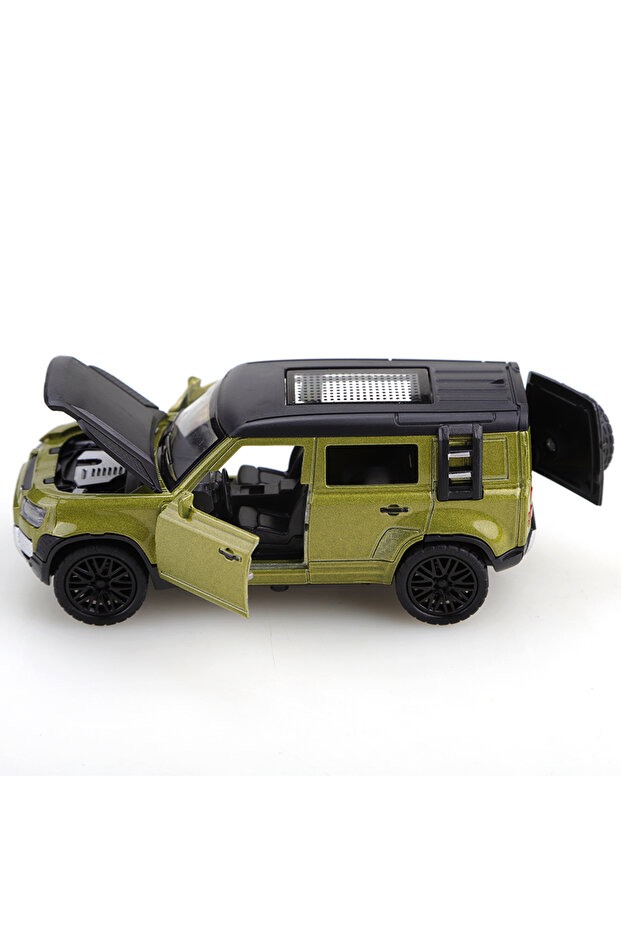 lu green (Bagged) 1/36scale off-road style alloy pullback toy car, die-cast metal, boy's toy, powerf