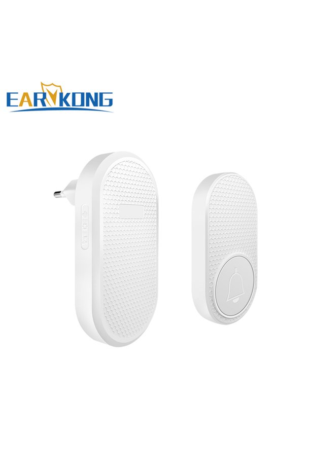 EU Wireless Doorbell Loud Enough With 4 Volume Levels Door Welcome Chimes Home Door Bell Intelligent