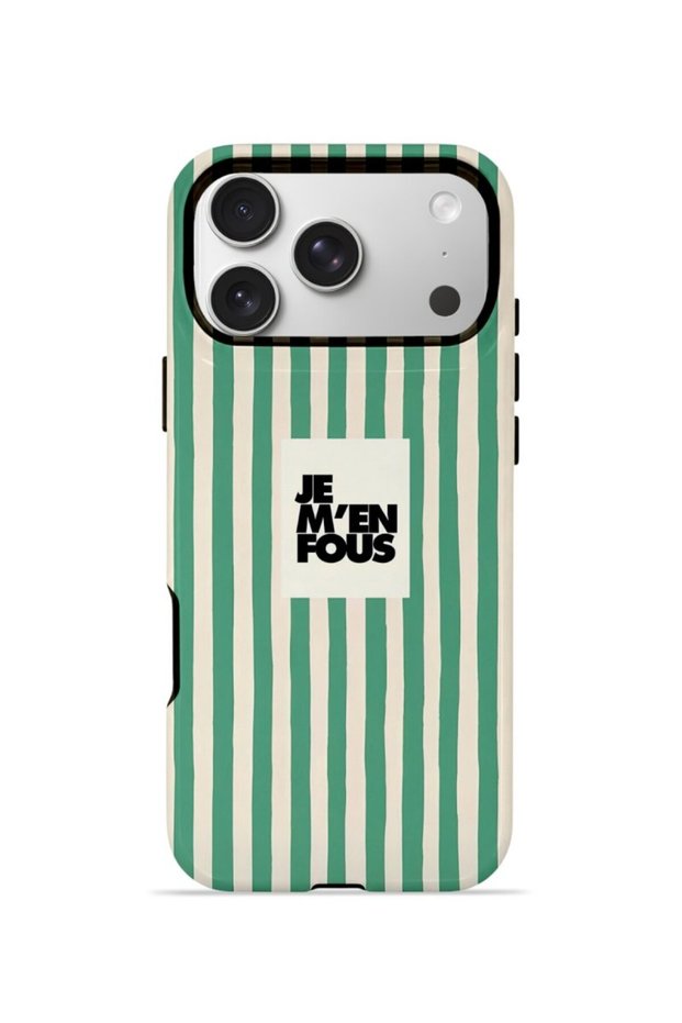 iPhone 17 Pro Max Vorian Dual Layer Case Je m En Fous Green