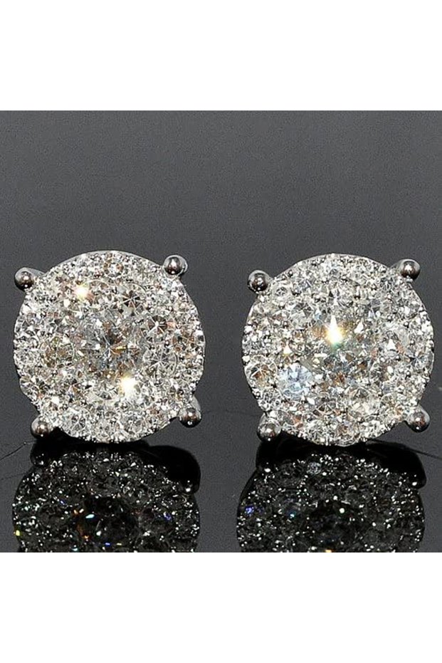 E964 Huitan Modern Women's Stud Earrings Simple Stylish Design Wedding Engagement Fashion Accessorie