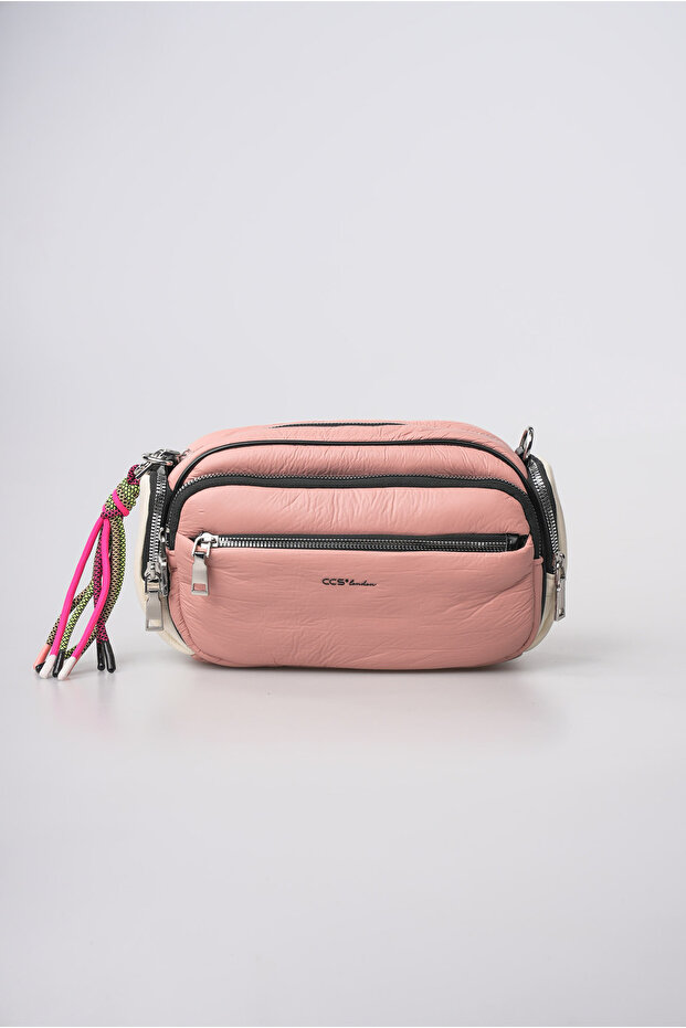 Women's Crossbody Bag Daily Stylish Use Lightweight Multi-Compartment Modern Design Skin Color 18106