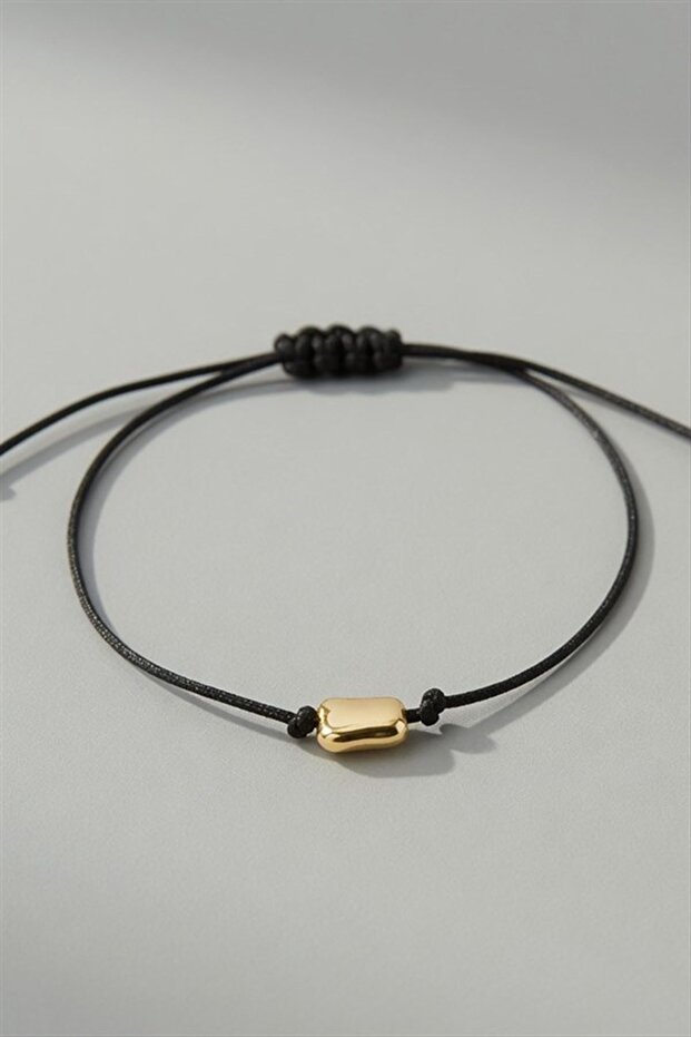 Square Macrame Rope Bracelet - Black