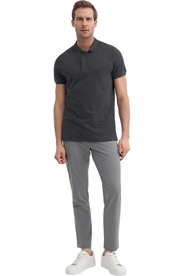 4613 Men's Batal Polo Neck Pike T-Shirt
