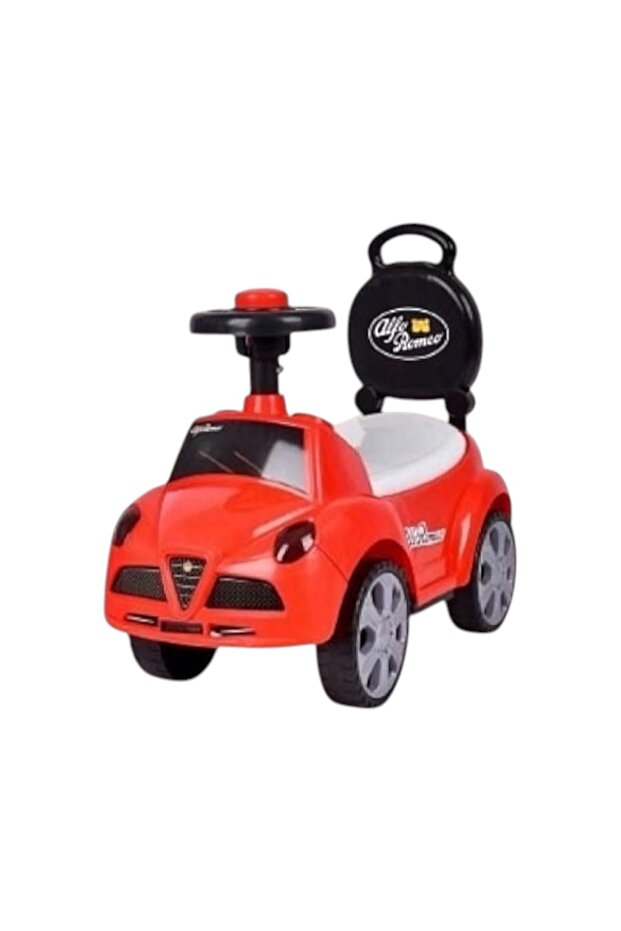 Children's Ride on Car with Steering Wheel and Backrest