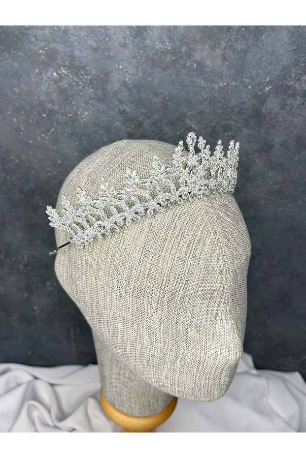 Elegant Zircon Stone Bridal Crown Wedding Engagement Henna Night Hair Accessory Stylish Bridal Crown