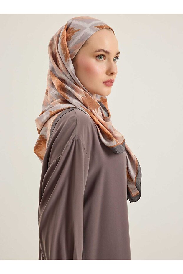 Eșarfă cu model geometric Kraşlı - - 5