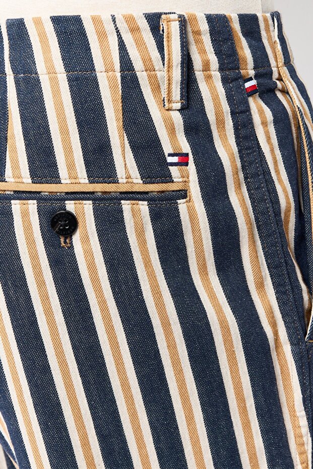 Men Stripe Basic Shorts, Multicolor - 3