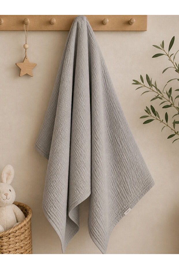Cotton Muslin Blanket Stroller Cover Gift Multi-Purpose Cover 80X90Cm Color Options