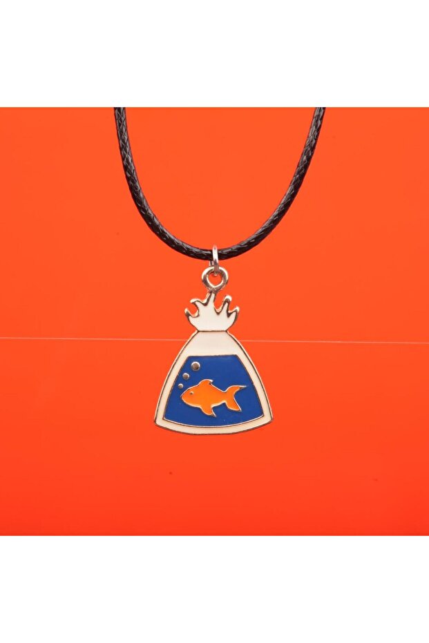 Mineli Fanus Model Leather String Necklace