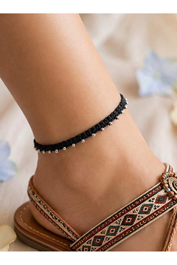 Dorika Macrame Anklet