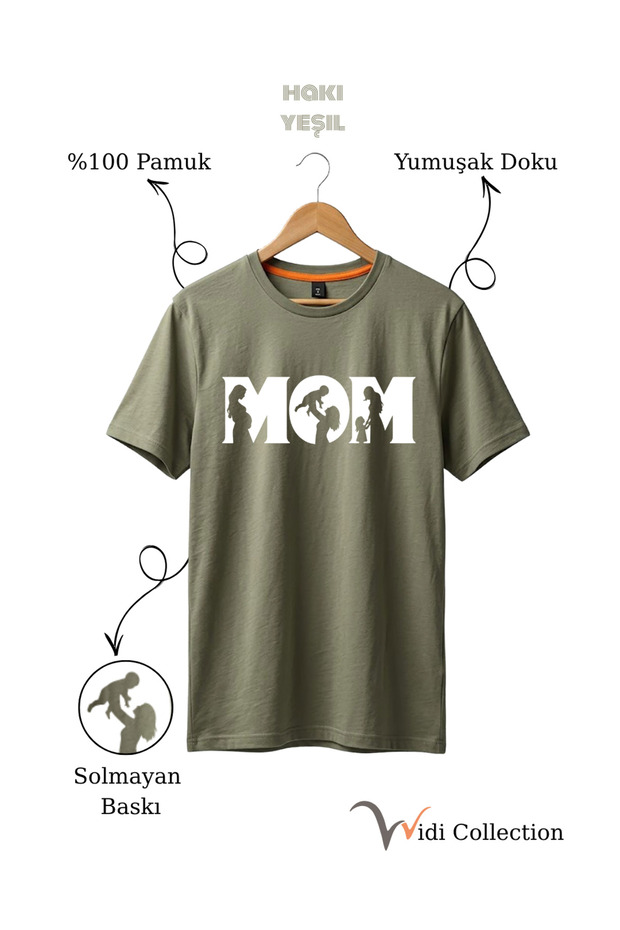 Mom Mother's Day Themed 100% Cotton Regular Fit T-Shirt