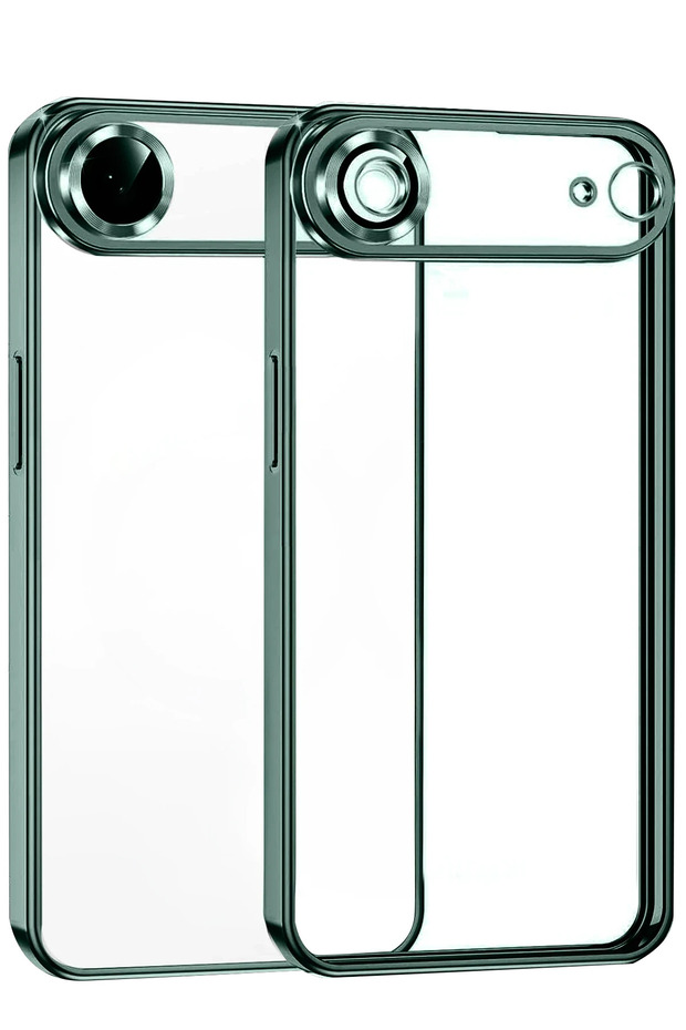 Ilkeshop New iPhone 17 Air Lensli Silikon (141036) - Green