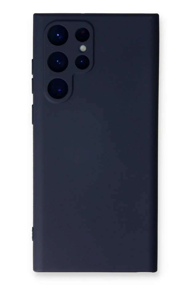 Ilkeshop New Galaxy S23 Ultra Case Nano Inner Velvet Silicone (152438) - Navy Blue
