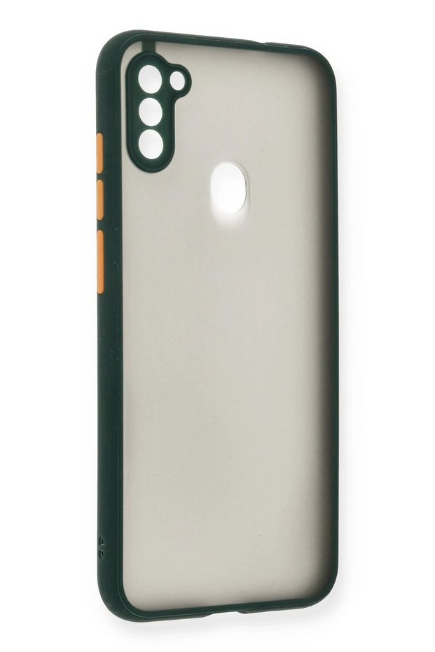 Ilkeshop New Galaxy A11 Case Montreal Silicone Cover (135122) - Green