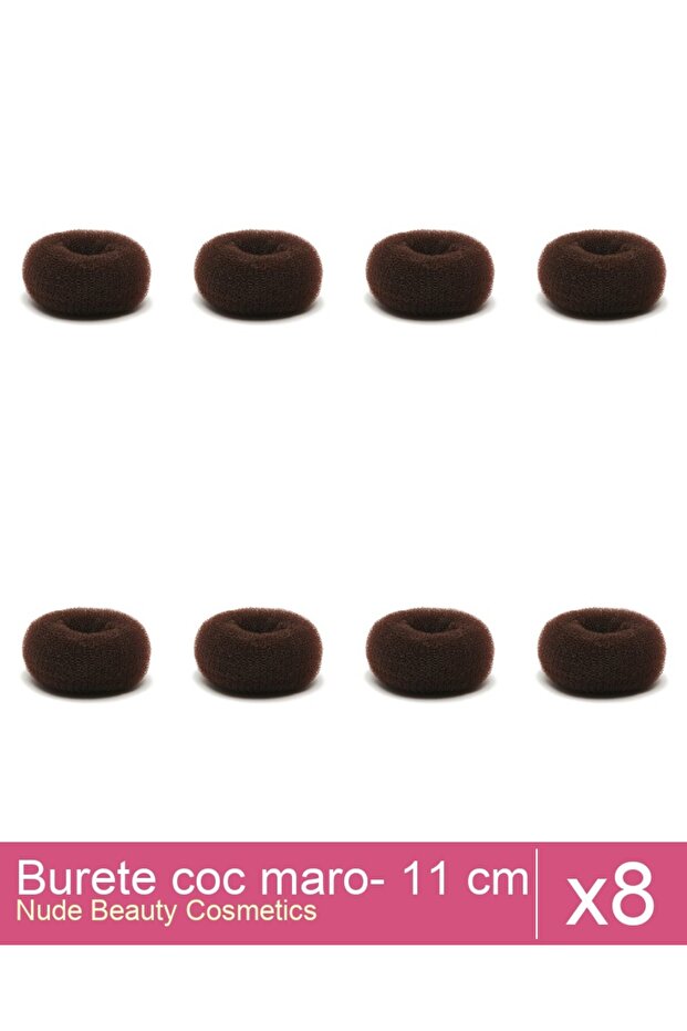 Set 8x Burete coc maro- 11 cm diametru - 1