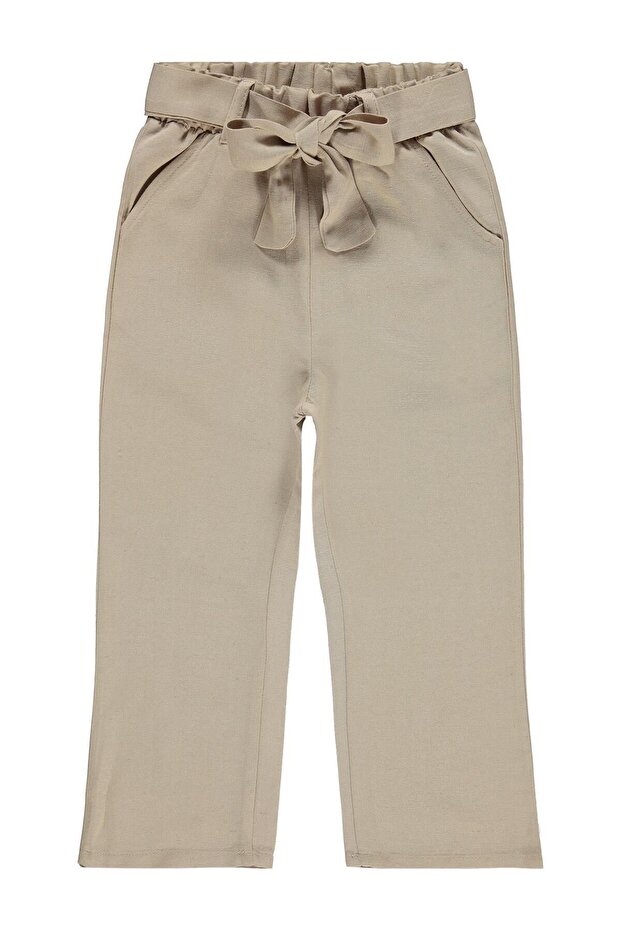Belted Pants for 2-5 Years Old - Brown