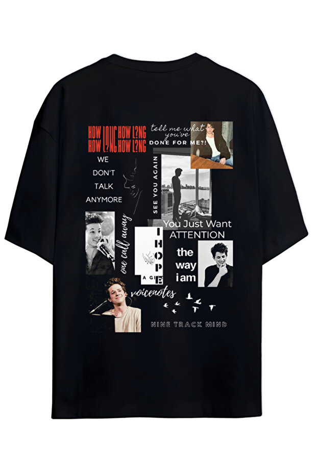 Charlie Puth Design Premium Printing Quality 100% Cotton Unisex T-Shirt