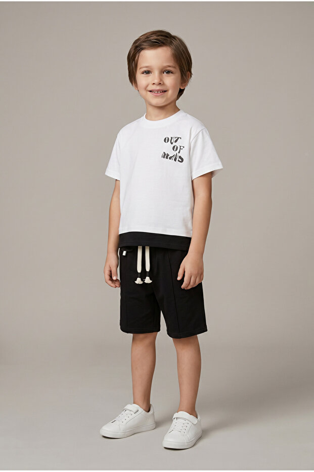 Toddler Boys Matching SetShort sleeve , 5-6Y