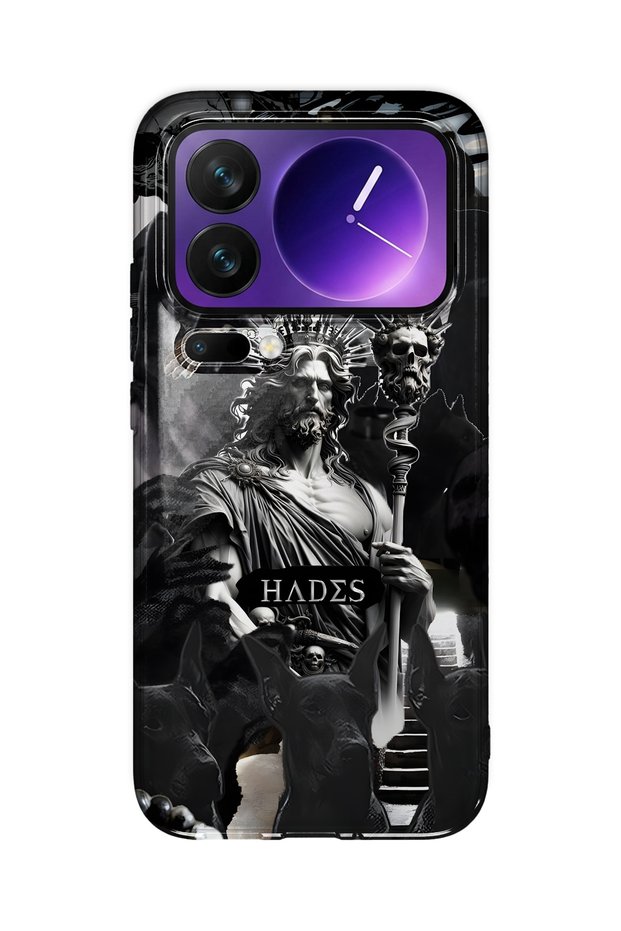 Xiaomi 17 Pro Max Compatible Hades Mythology Patterned Transparent Phone Case