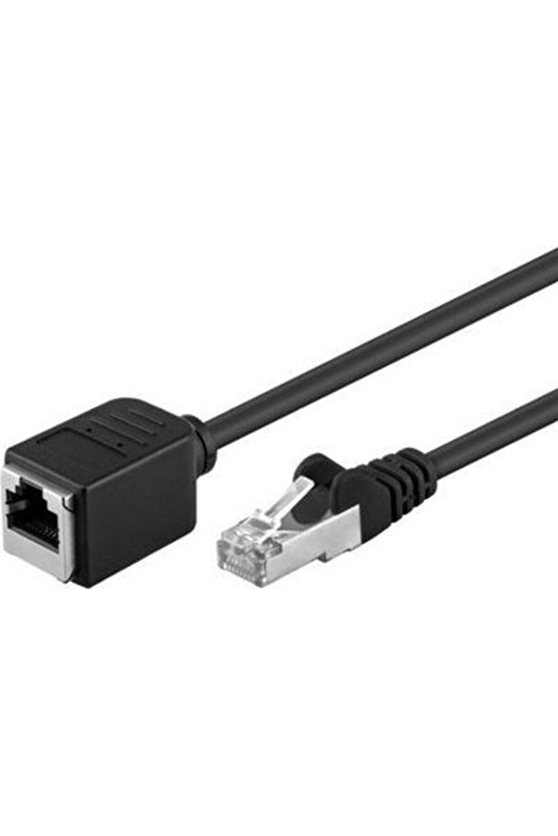 Cablu LAN backloader CAT 5E negru 0,5m - 1