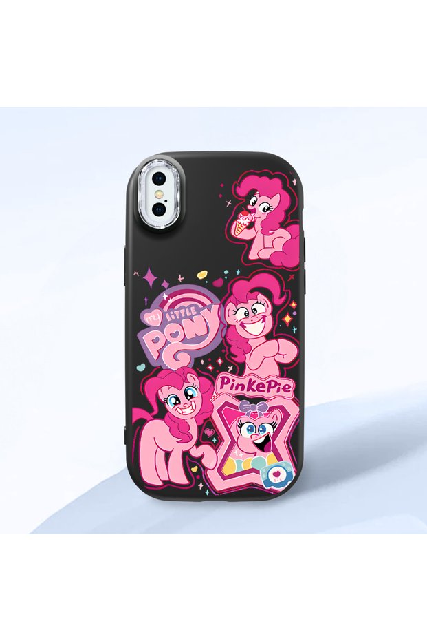 Black Silicone Case Compatible with iPhone XS Max with Shock-Absorbing Camera Protections