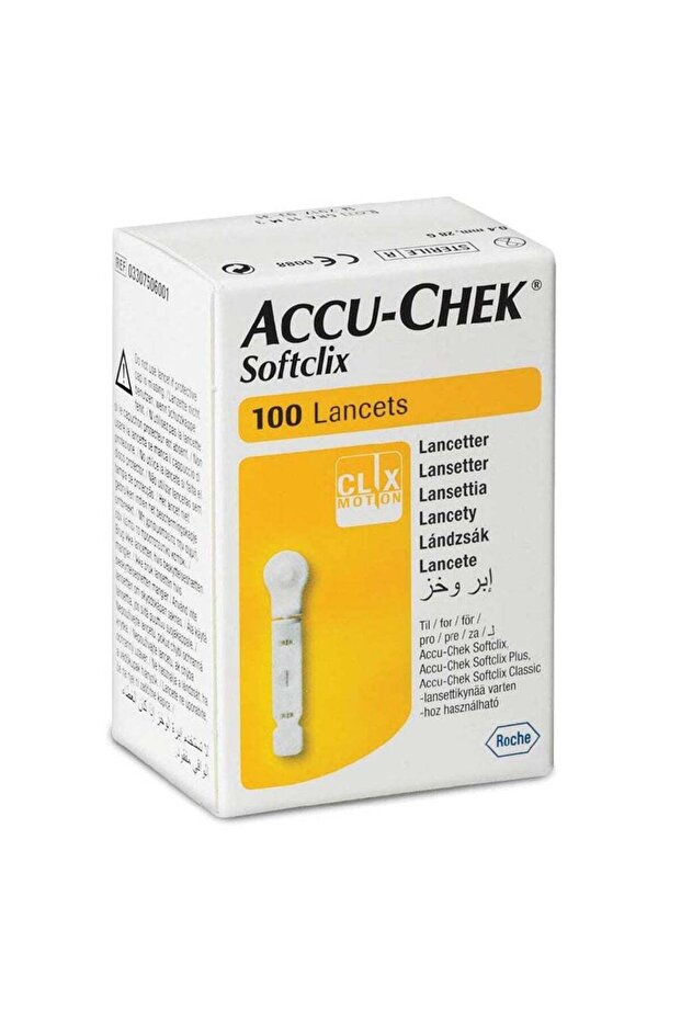 Accu-Chek Softclix Lancets For Diabetic Blood Glucose Testing, Pack of 100's