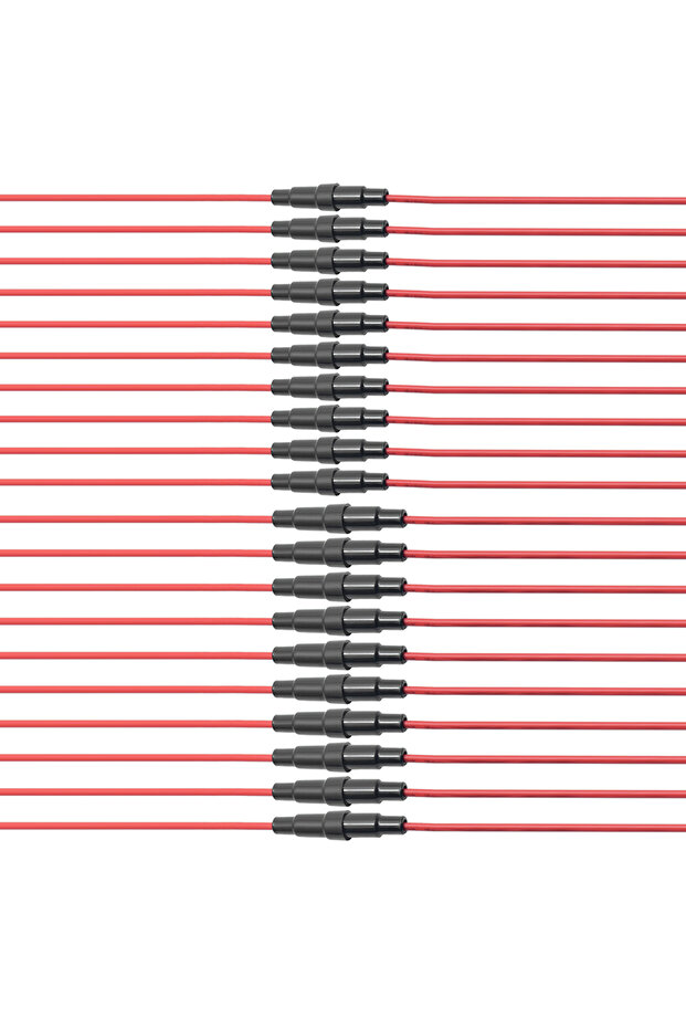 5x20mm Quick Impact Glass Fuse Holder Preventing Short Circuits 10pcs Wire Line Holder 5x20mm/6x30mm