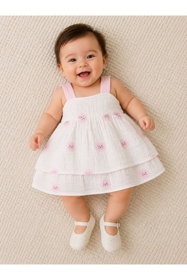 Baby Girl Muslin Dress
