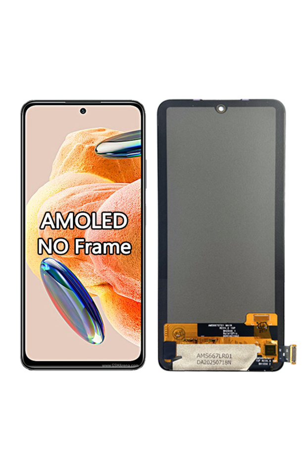 4G AMOLED No Frame New Display For Redmi Note 12 Pro 4G‎ LCD Display Touch Screen Digitizer For Red