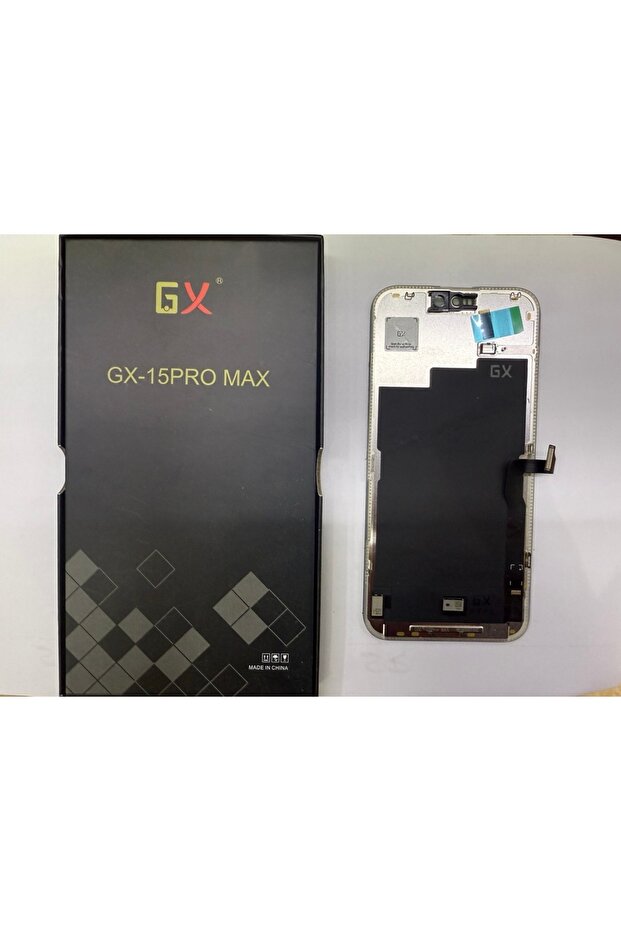 شاشة GX-OLED-15Pro Max GX 100% OLED لهواتف آيفون 13 و14 و15 و15 برو و16 برو ماكس مع تقنية True Tone و3D