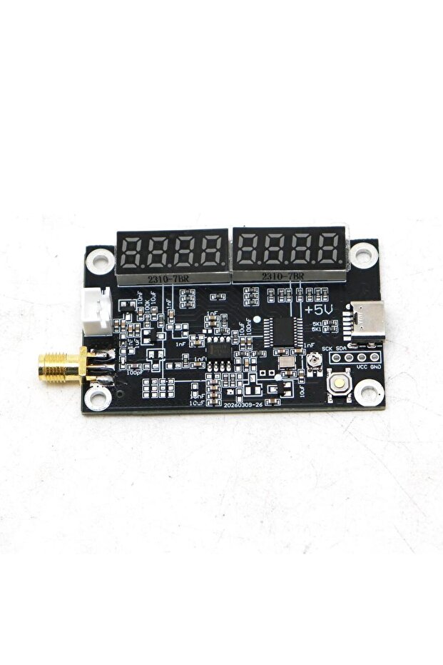 8-Digit LED 1KHZ-3.6G Frequency Meter RF Signal Tester MW SW FM HF VHF UHF 868M LORA Helium Miner SD