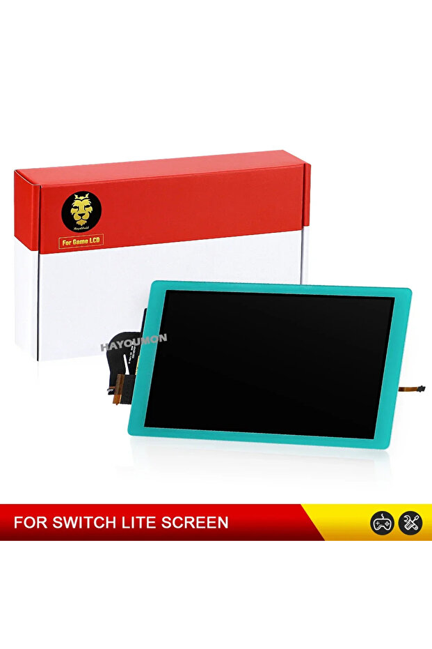 شاشة LCD أصلية خضراء 2 في 1 لجهاز سويتش لايت مع شاشة لمس كاملة التجميع للاستبدال