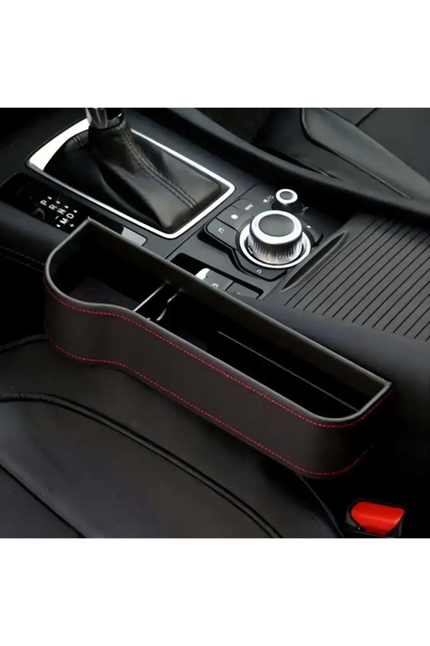 Left Side Car Seat Crevice Storage Box Seat Gap Slit Pocket Catcher Organizer Universal Car Seat Org