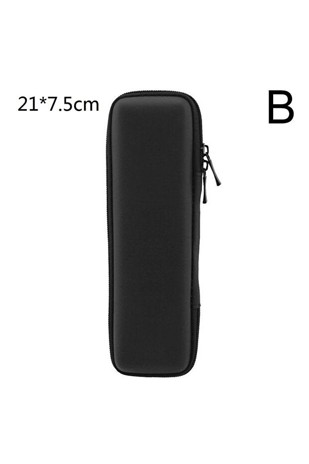 21x7.5cm Black EVA Hard Shell Stylus Pen Pencil Case Holder Protective Carrying Box Bag Storage Cont