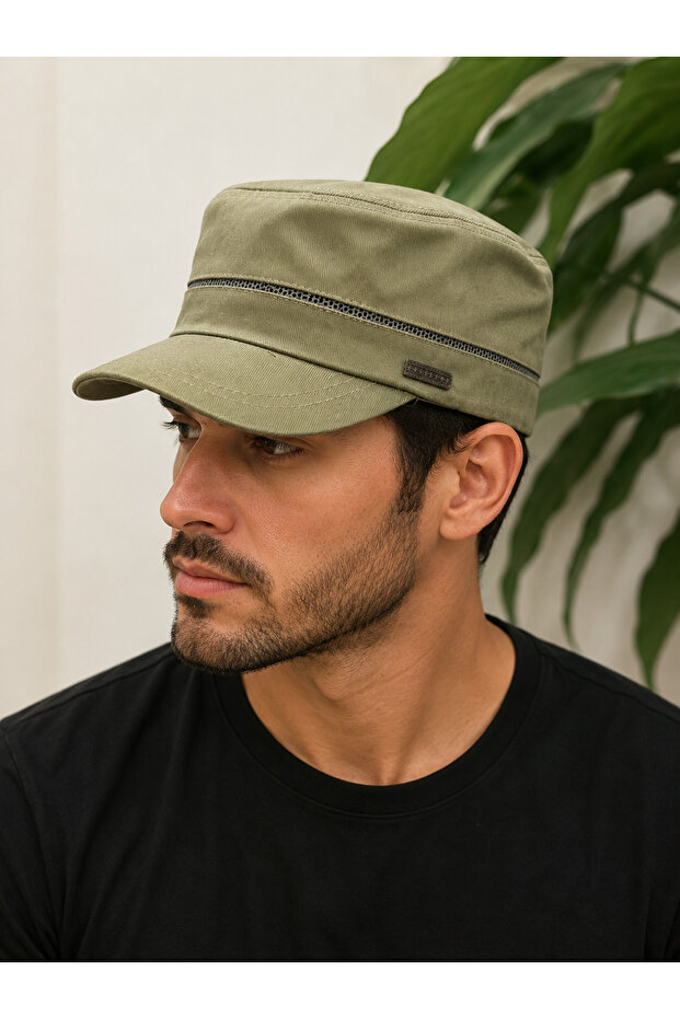 Mesh Detailed Che Guevera Fidel Castro Military Hat