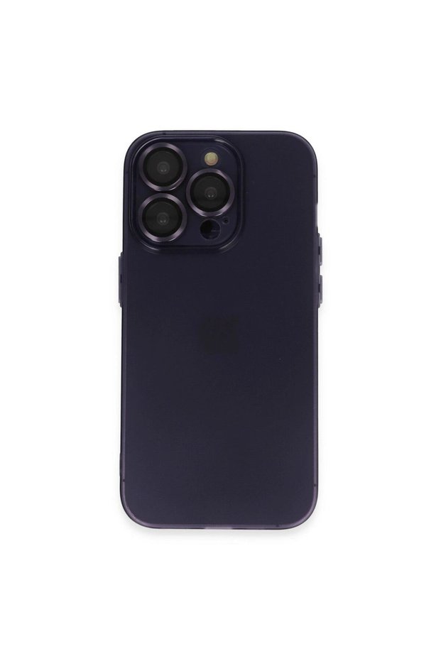 Apple iPhone 14 Pro Max Case Luko Lens Silicone - Deep Purple
