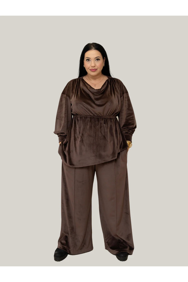 Set Eleganță Drapată – Chocolate - 3