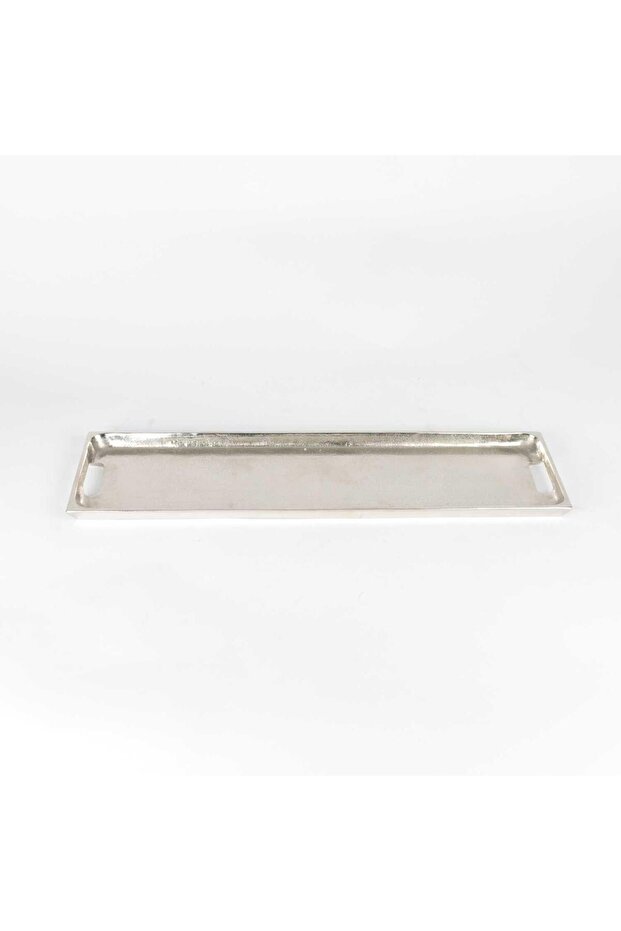 Large Silver Serving Tray from Nirvana - 5