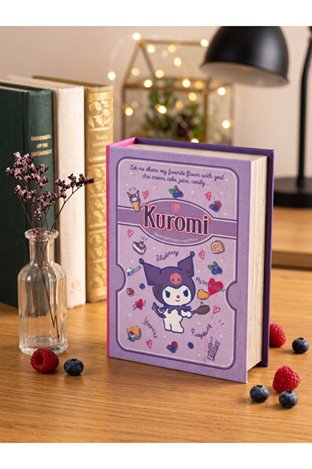 Kuromi & Hello Kitty Licensed Book-Looking Decorative Box 10.5X13.5 cm