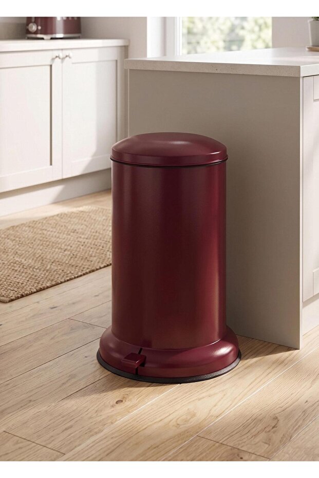 Trash Can Claret Red 31X38X62 cm