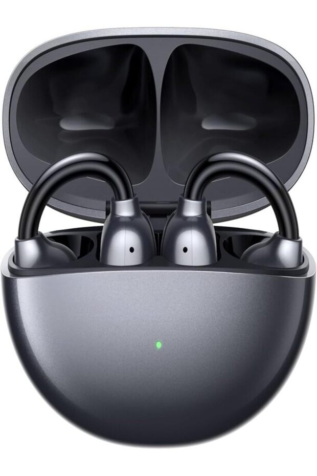 AASHZ ClipBuds, Open-ear Wireless Headphones with 4 Mic Clear Call Earbuds Clip on Earphones Bluetooth 6.0, App&Touch Control, IPX5 for Running Fitness, 30H Playtime, iOS&Android, Fit for S26 Ultra