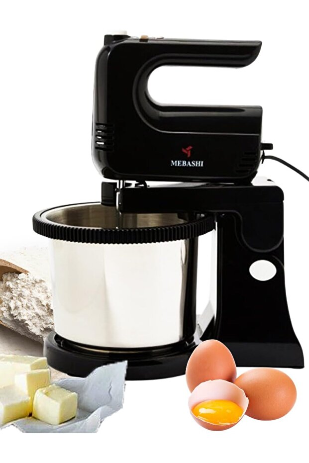 3L Stand Bowl Mixer, 5 Speeds, Stainless Steel, (ME-SBM1006SS)(250W)