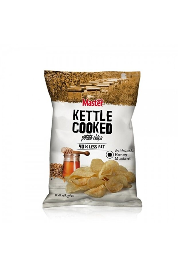 Kettle Cooked Chips Hot Mustard 45g