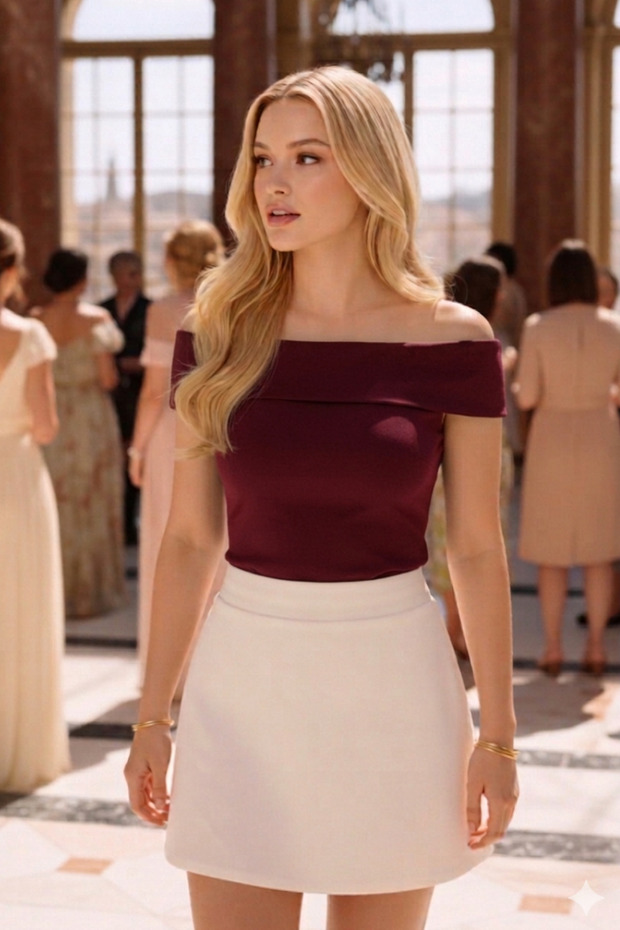Madonna Collar Sleeveless Stretchy Body Blouse