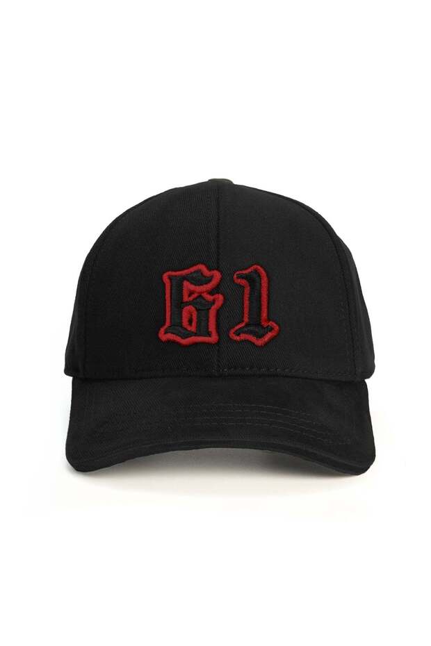 Number 61 Baseball Cap - 1