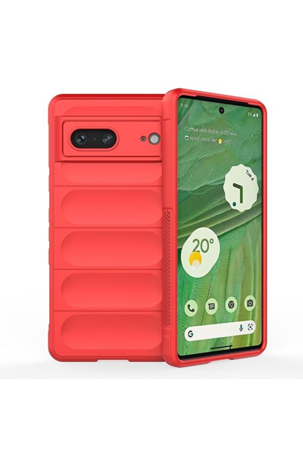 Magic Shield Θήκη Σιλικόνης Red (Google Pixel 7 5G) - 1